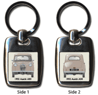 Austin A30 4 door saloon 1952 version Keyring 5